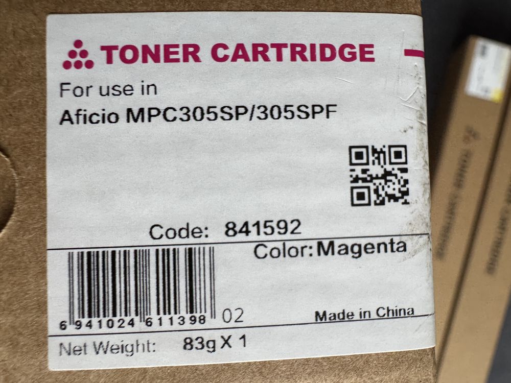 Toner Aficio MPC305SP/305SPF