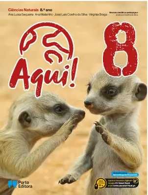 Aqui! 8 - Ciências Naturais - 8.º Ano - manual + caderno atividades