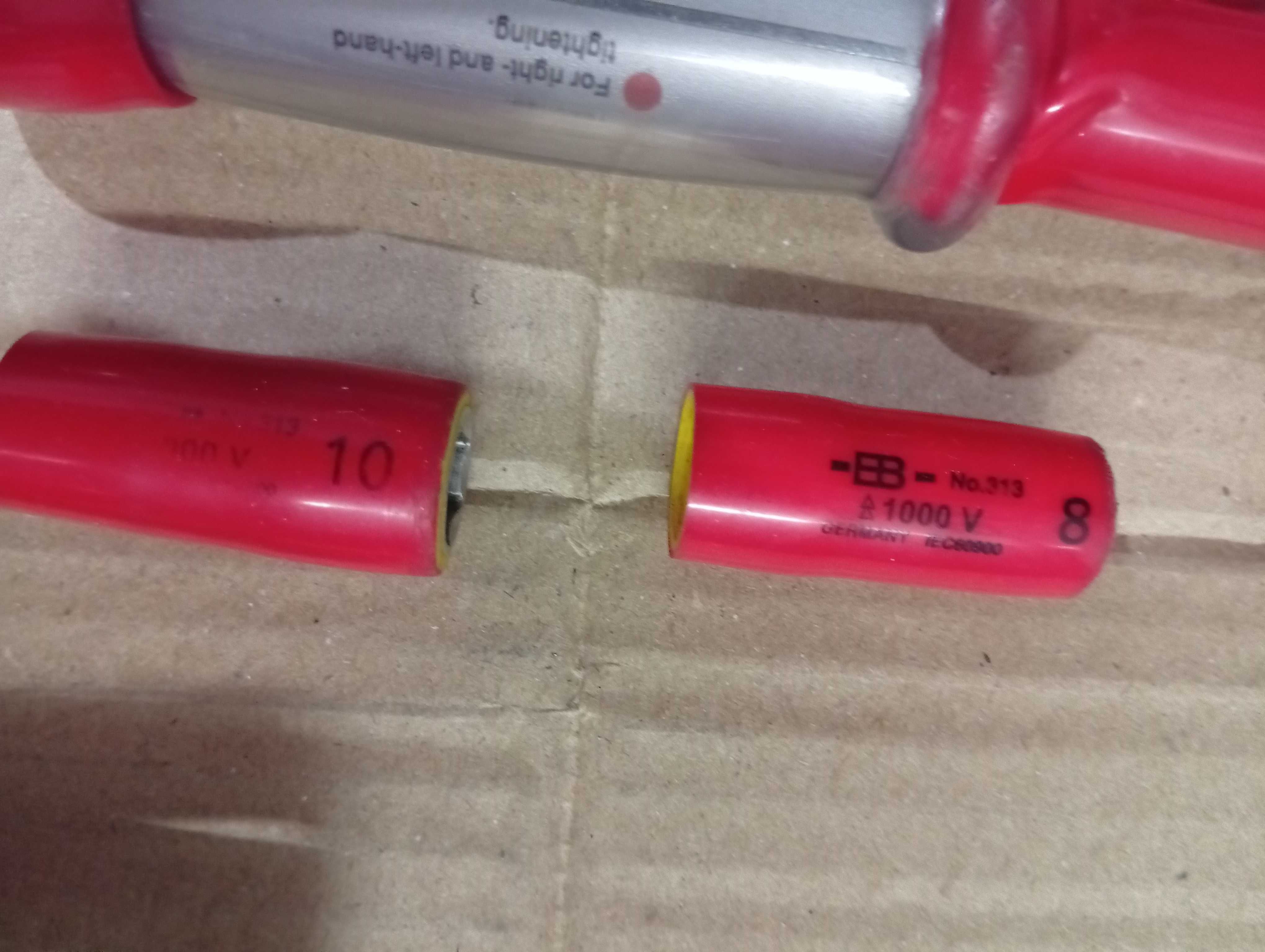 Elektryka Izolowane Klucze nasadowe 1/4' KS Tools,Knipex 1000V Komplet