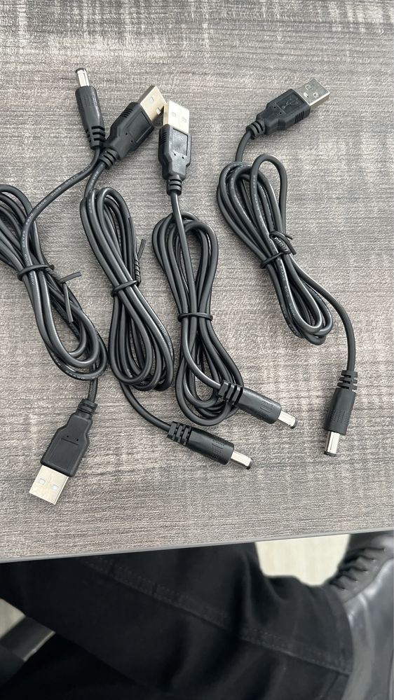 Кабель питания роутера МОДЕМА USB-DC 5V 5.5X2.1 ММ повербанк