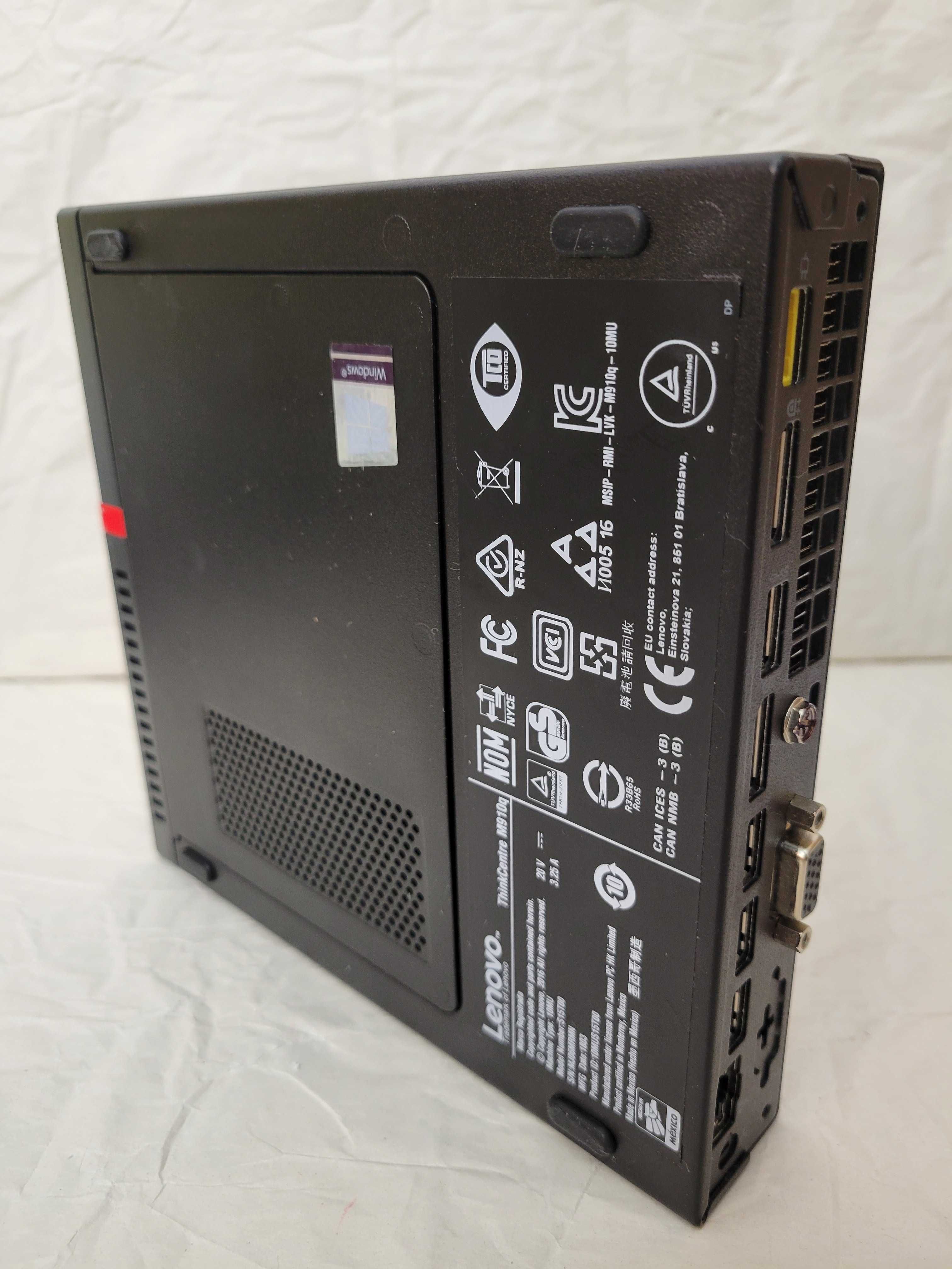 Lenovo ThinkCentre M910q Tiny i3-7100T 8Gb Неттоп мініпк VGA Компьютер