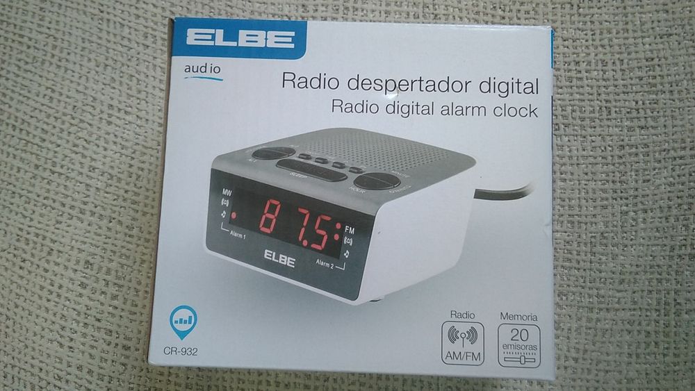 Rádio despertador (NOVO)