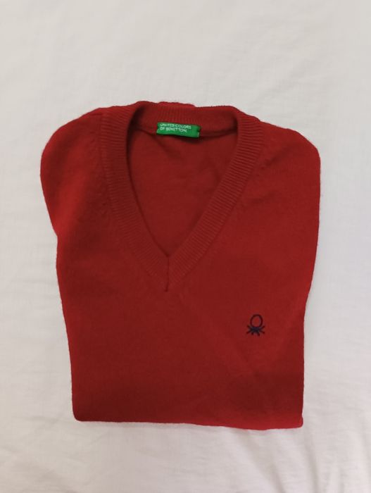Colete lã, Benetton,T. M (7-8anos)