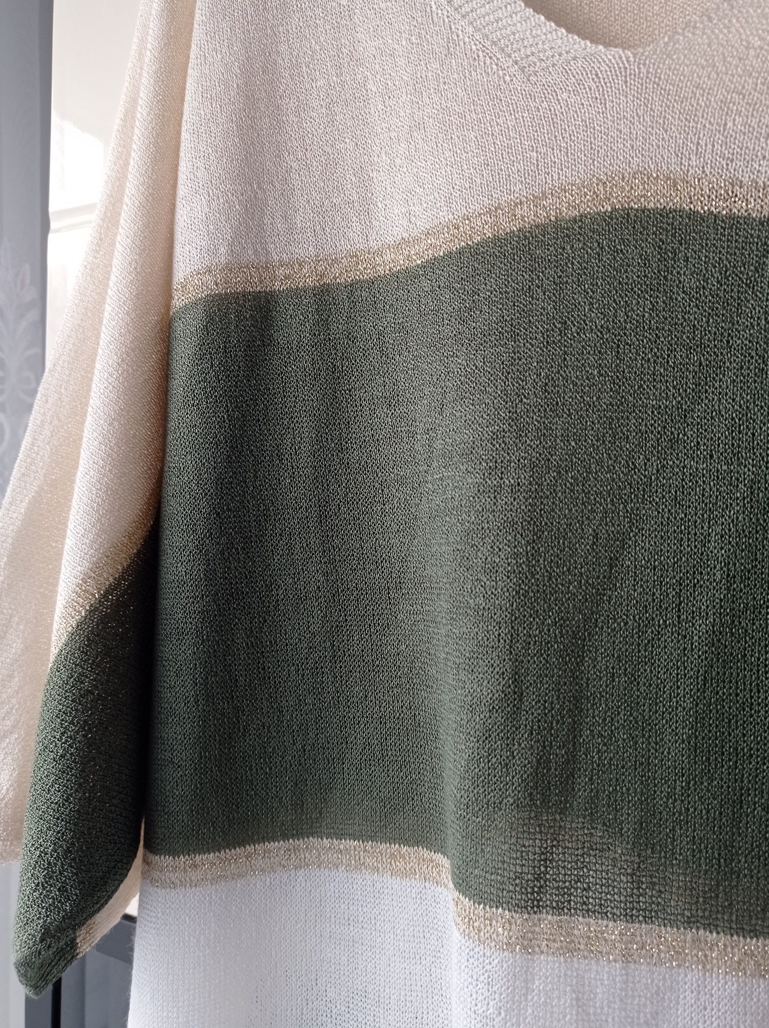 Tunika damska sweterkowa włoska nowa biust 130