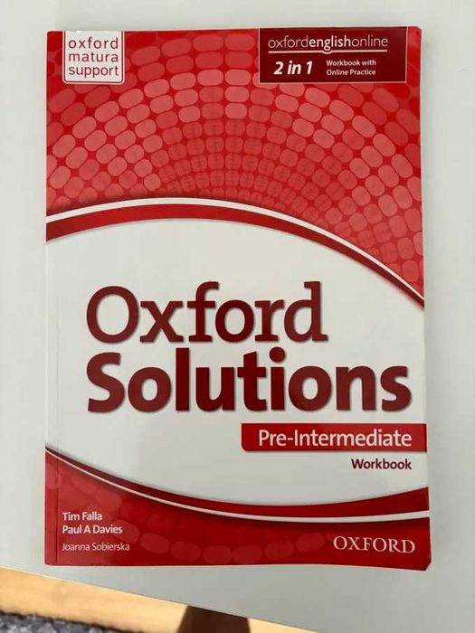 Oxford Solutions Pre-Intermediate workbook