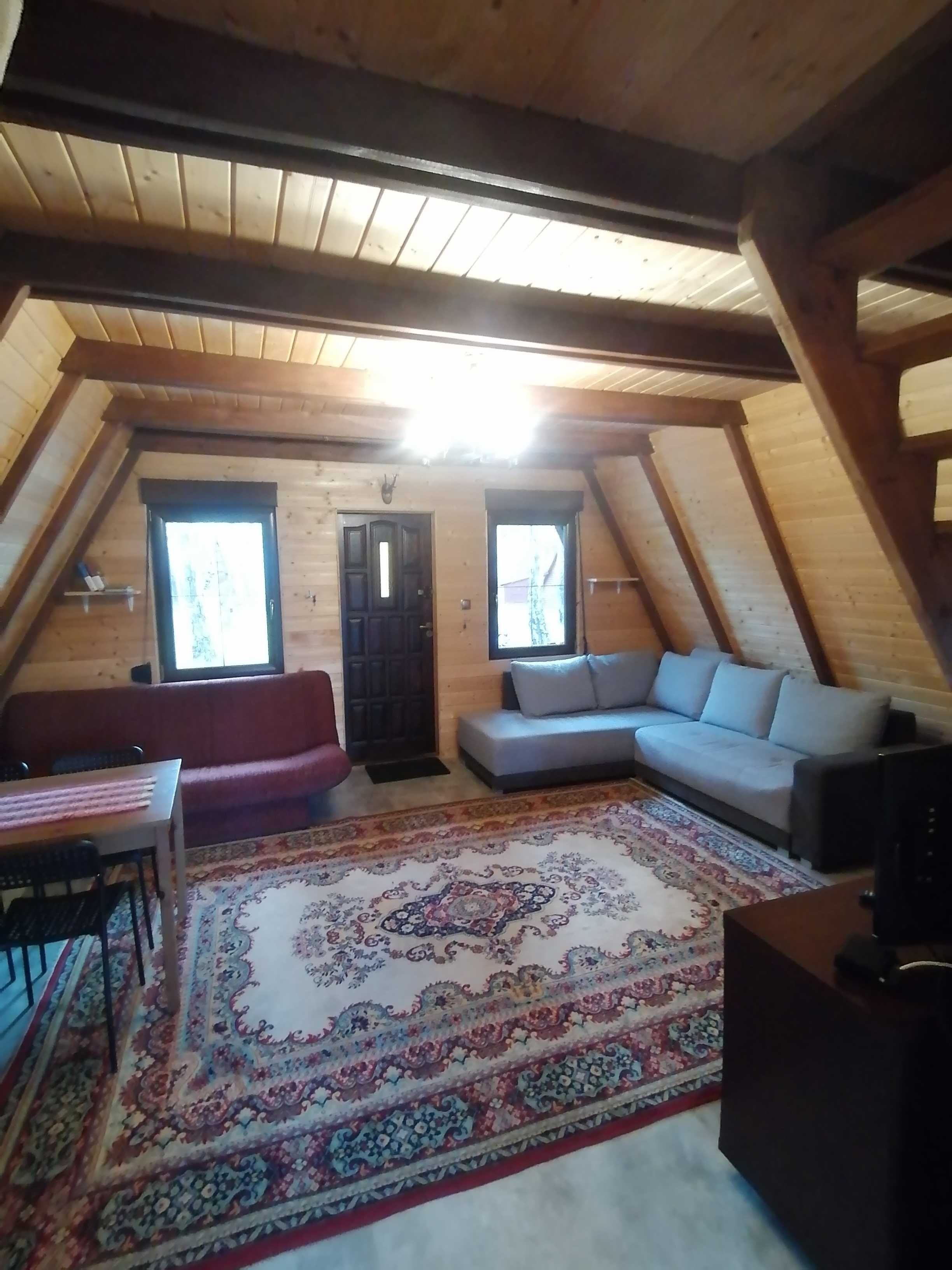 Domek Milena w Turawie z linią brzegową
