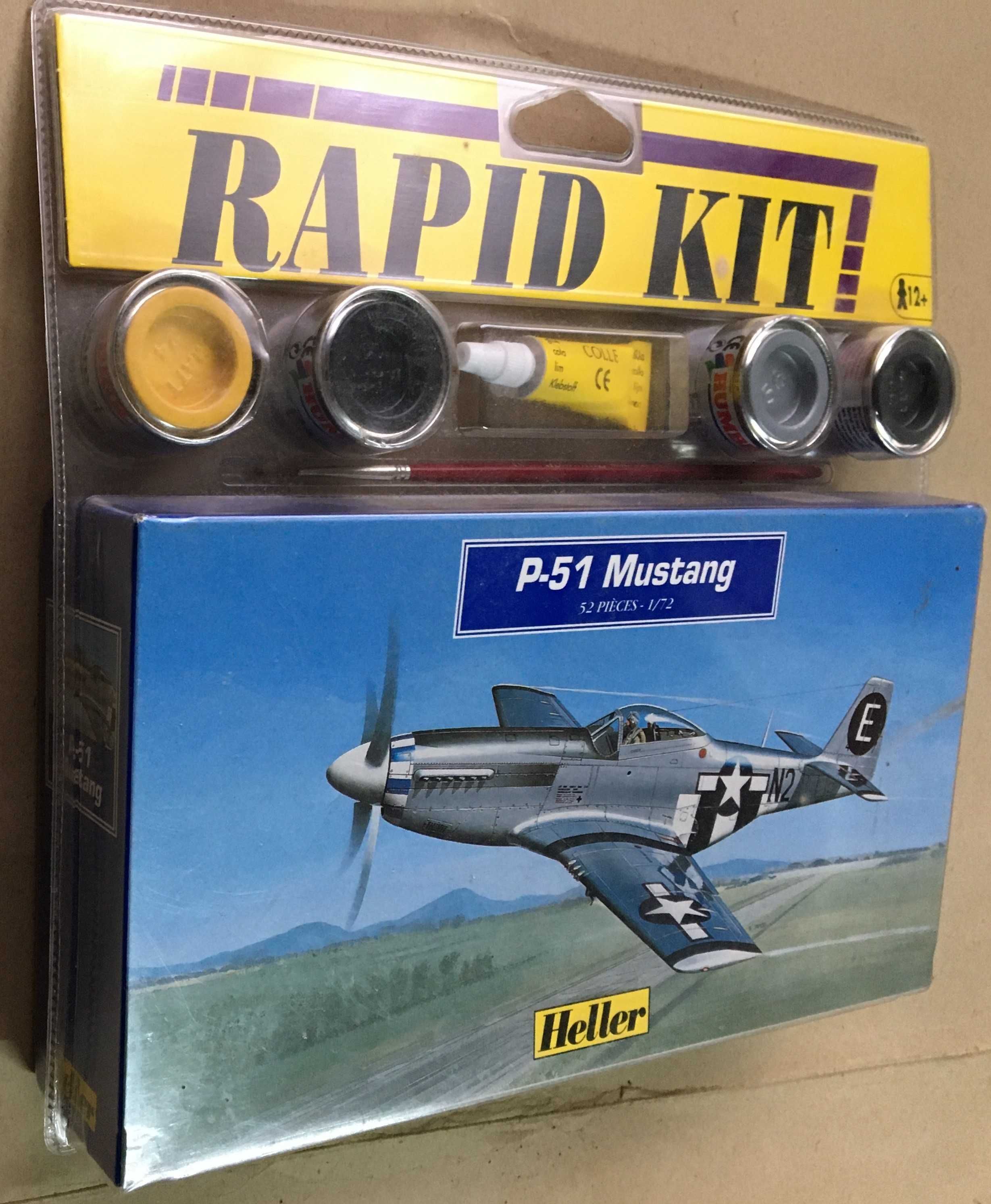 Nowy model samolotu P-51 Mustang Heller - 1996 rok.