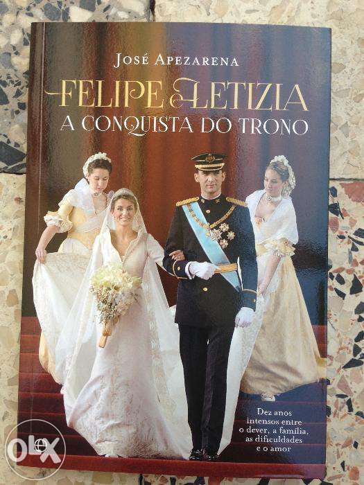 Livro de História "Felipe e Letizia" de José Apezarena