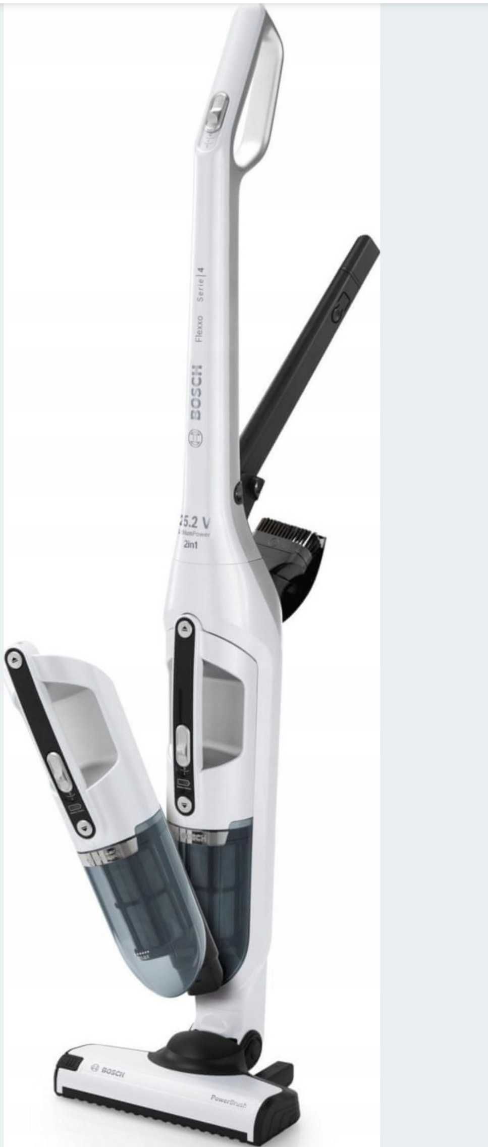 Bosch BBH32551 Odkurzacz`Bezprzewodowy, 25,2 V, Biały, 0,4 L