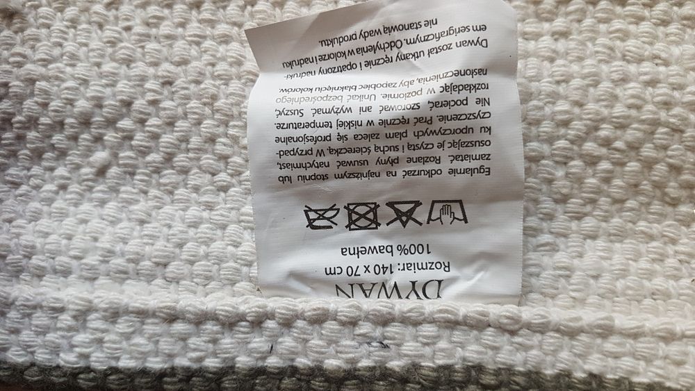 Nowy chodnik 100% bawełna 140x70