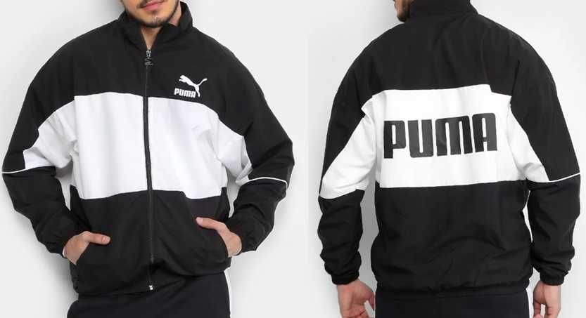 Puma kurtka cienka wiatrówka bluza męska sportowa IDEAŁ ORYGINAŁ L/XL