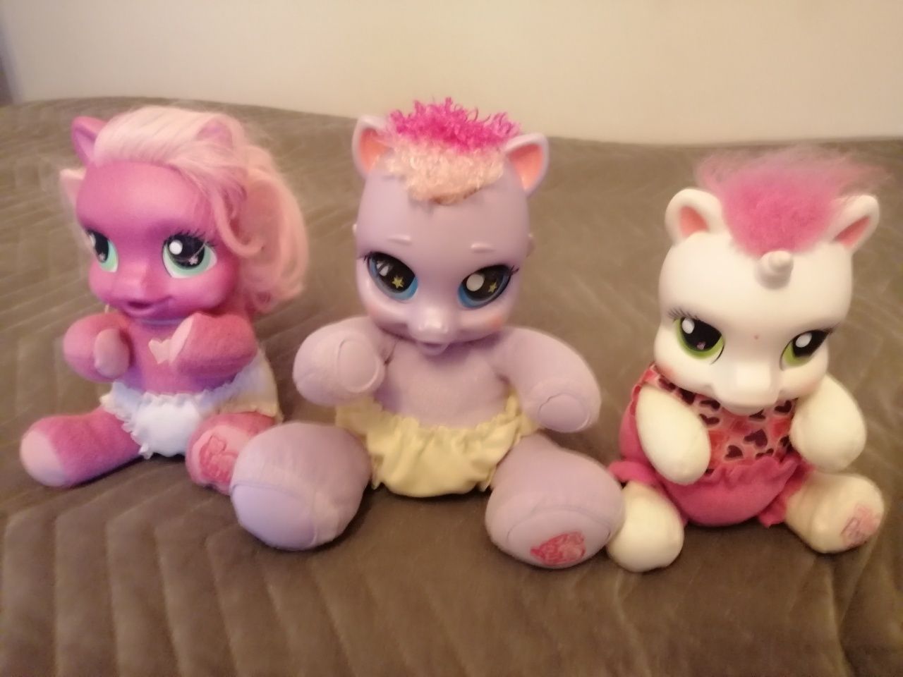 Interaktywne zabawki koniki My Little Pony 3 szt