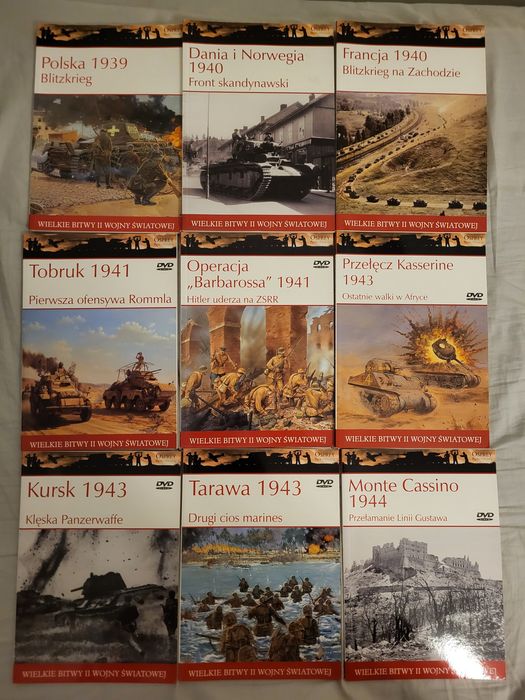21 numerów Kolekcja Wielkie Bitwy II Wojny Światowej