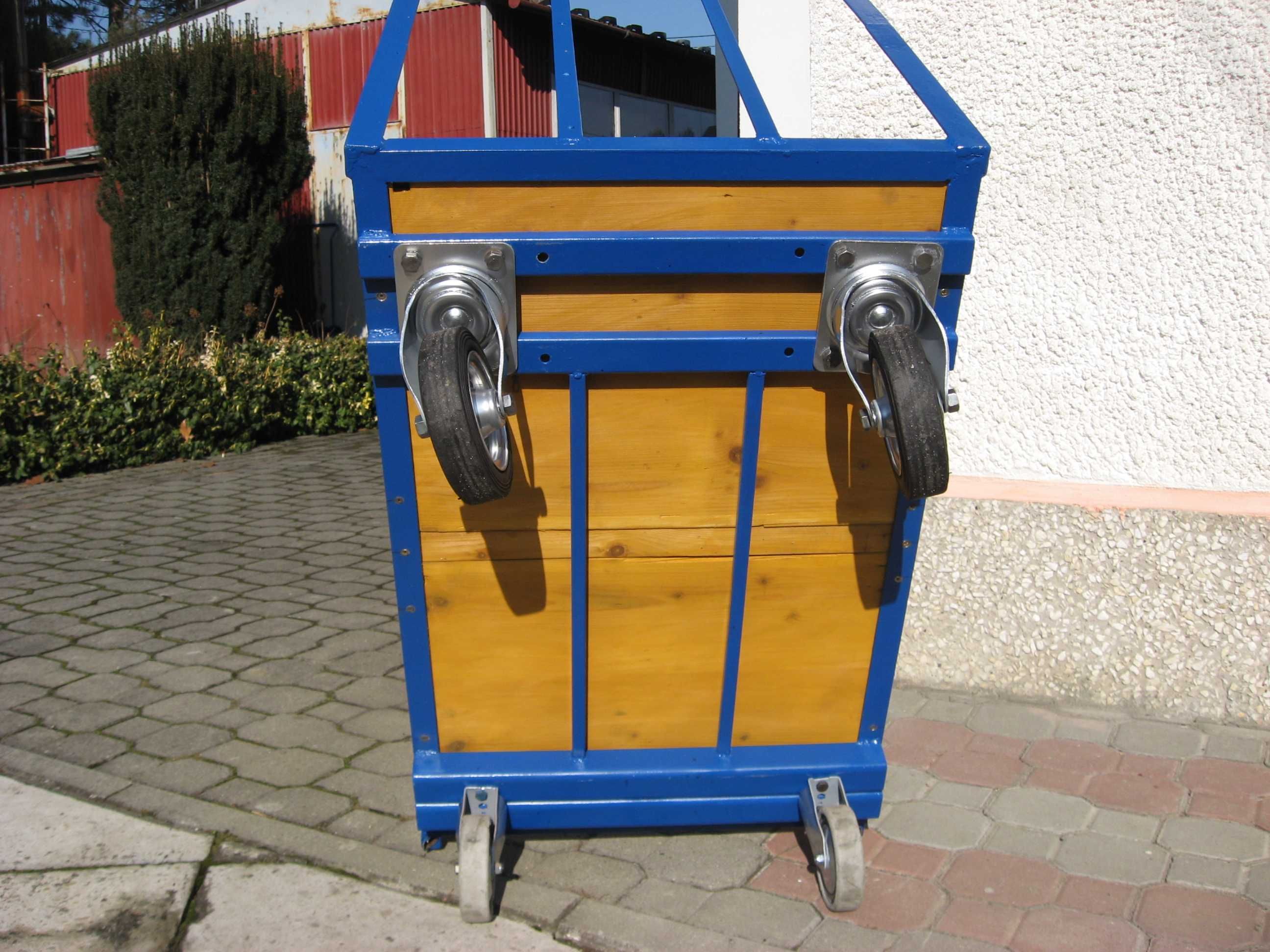 Wózek transportowy magazynowy platformowy