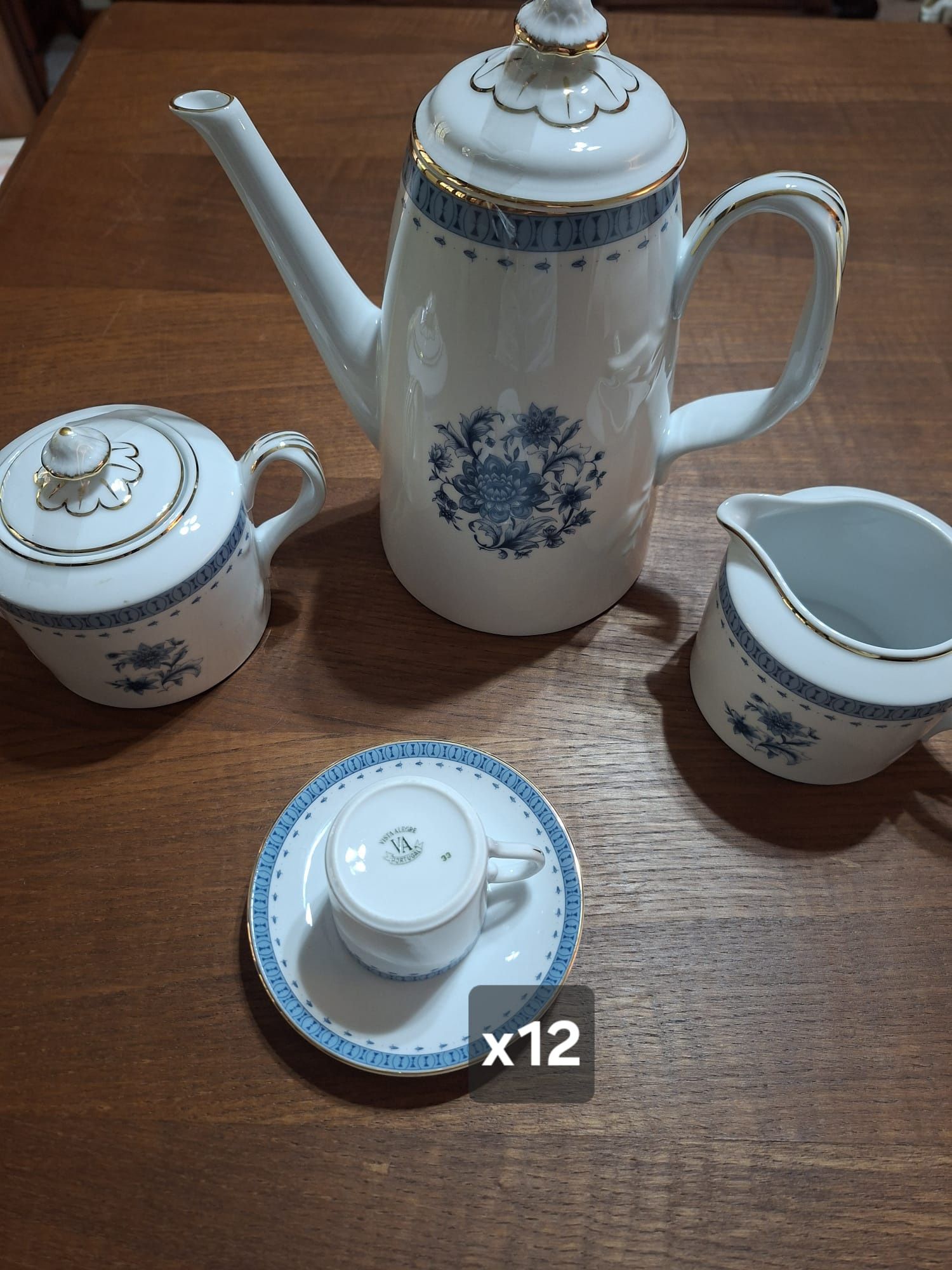 Conjunto de café completo Vista Alegre Portugal