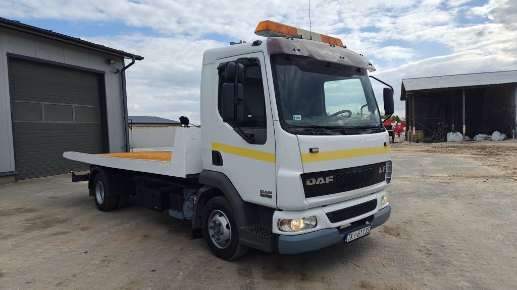 Daf lf45 pomoc drogowa laweta hydrauliczny najazd