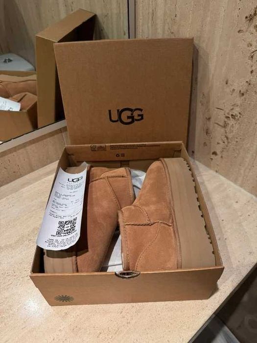 UGG Classic Ultra Mini Platform Boot Chestnut.38