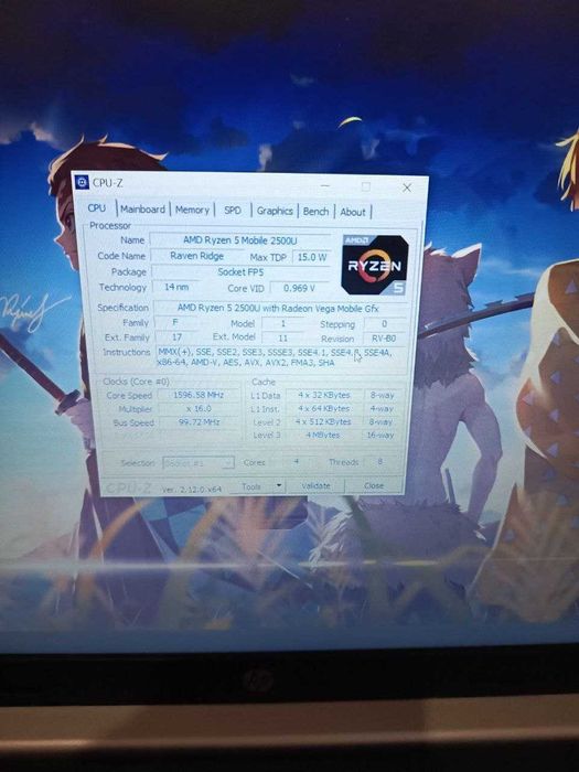 Ігровий ноутбук Ryzen 5 2500u I Vega 8 1 гб I 12 гб озу I Hp15-db0229u
