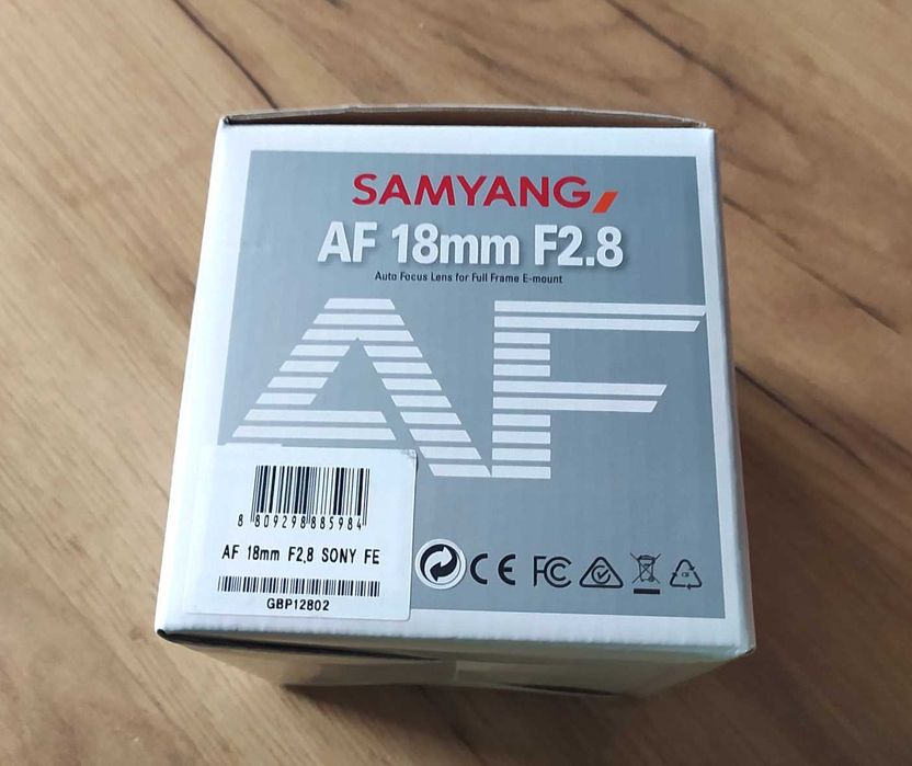 Obiektyw Samyang 18 mm f/2.8 AF / Sony FE