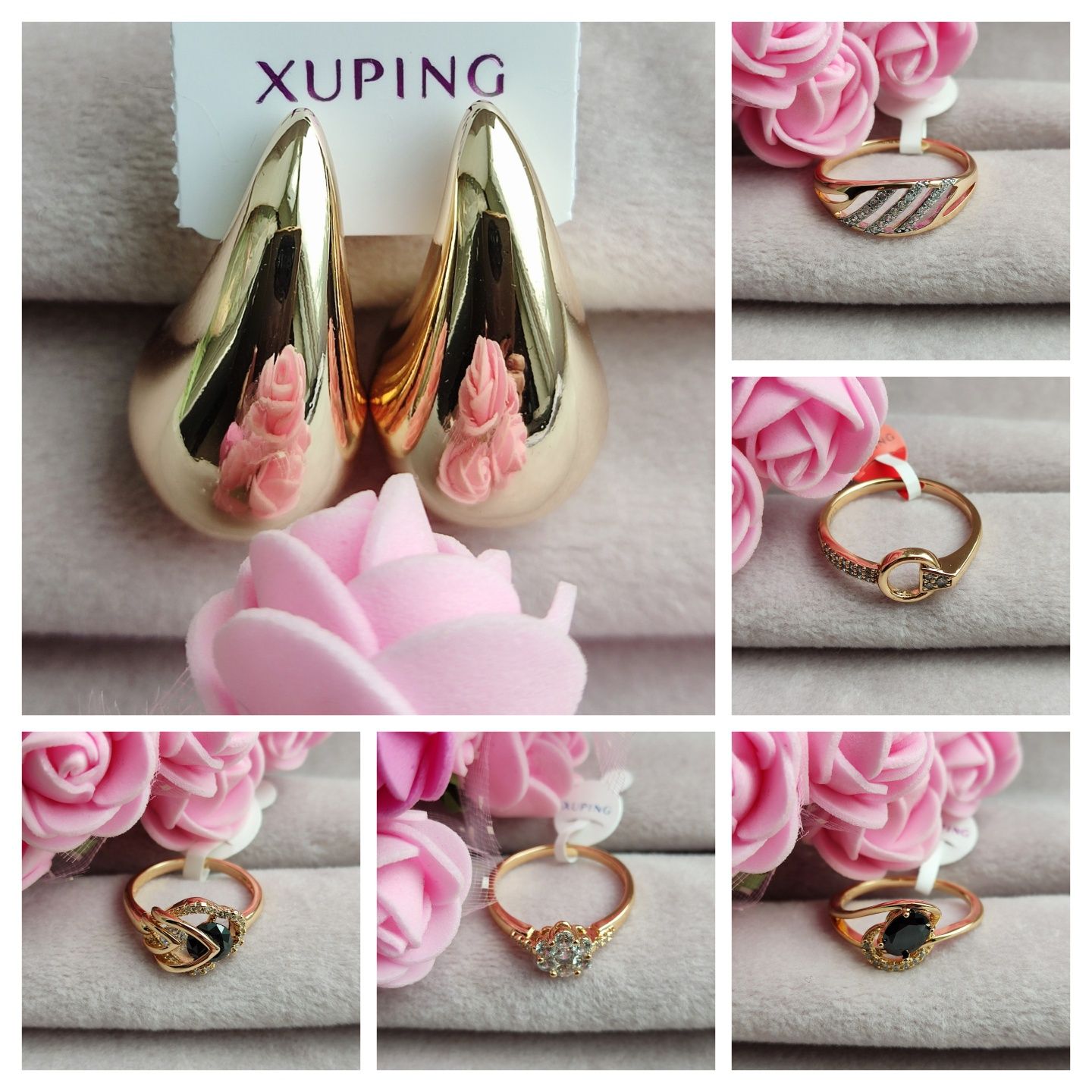 Кольца  печатки перстни обручальные кольца позолота Xuping