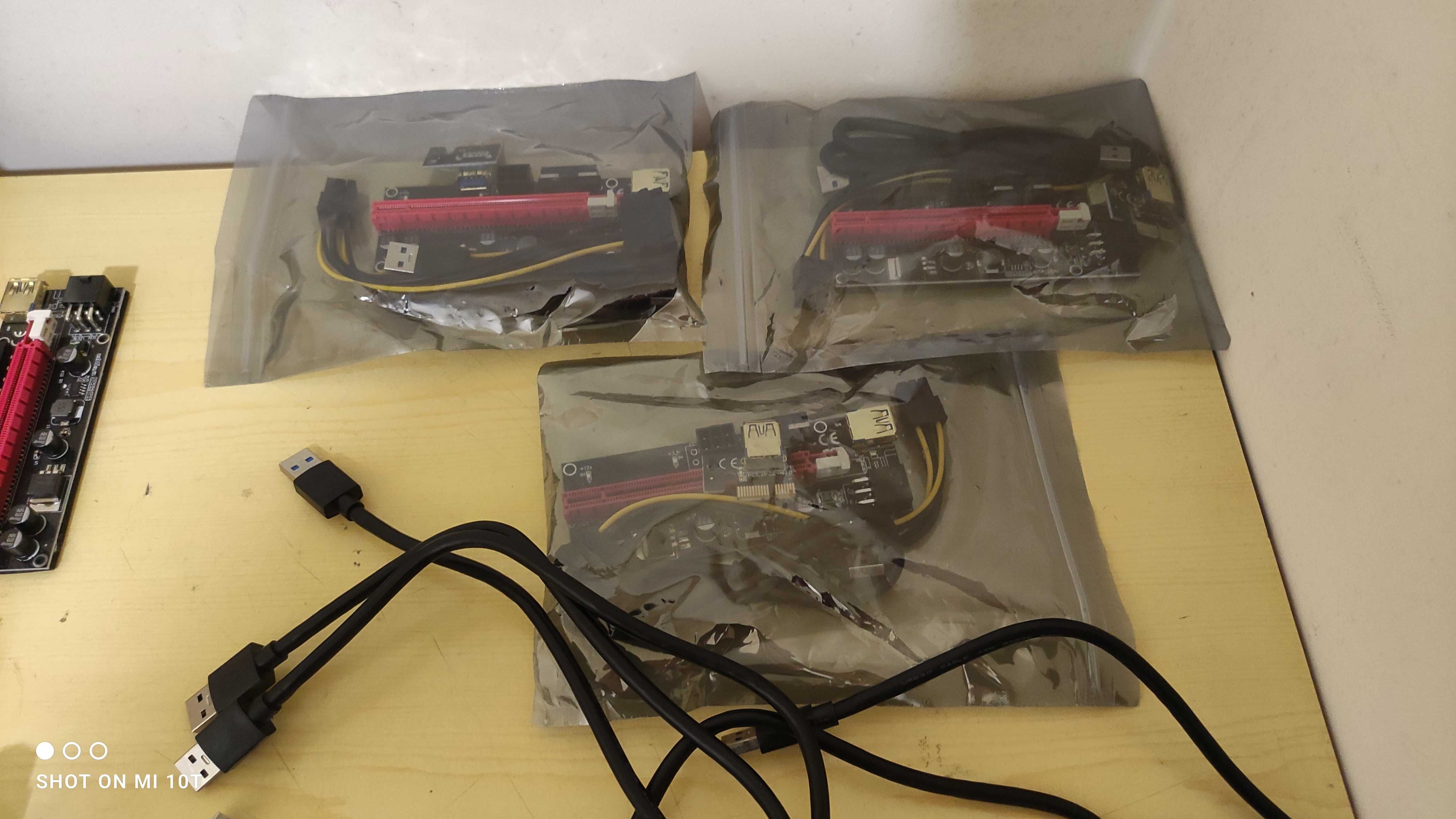 8 x Riser 009S GOLD  USB 3.0 PCI-E Najnowszy model