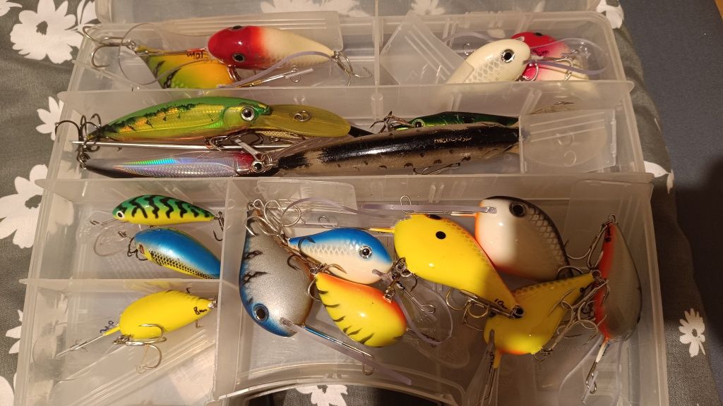 Mega zestaw woblerów. Rapala, Salmo i inne