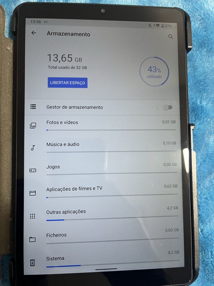 LENOVO tablet 32 GB Android versão 10