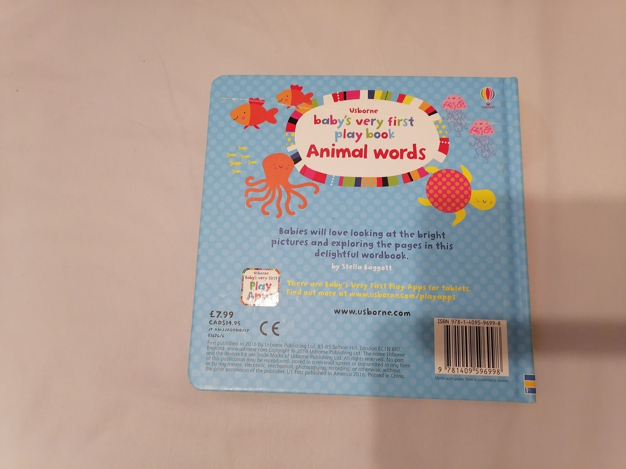 Usborne Baby's very first play Book Animal words