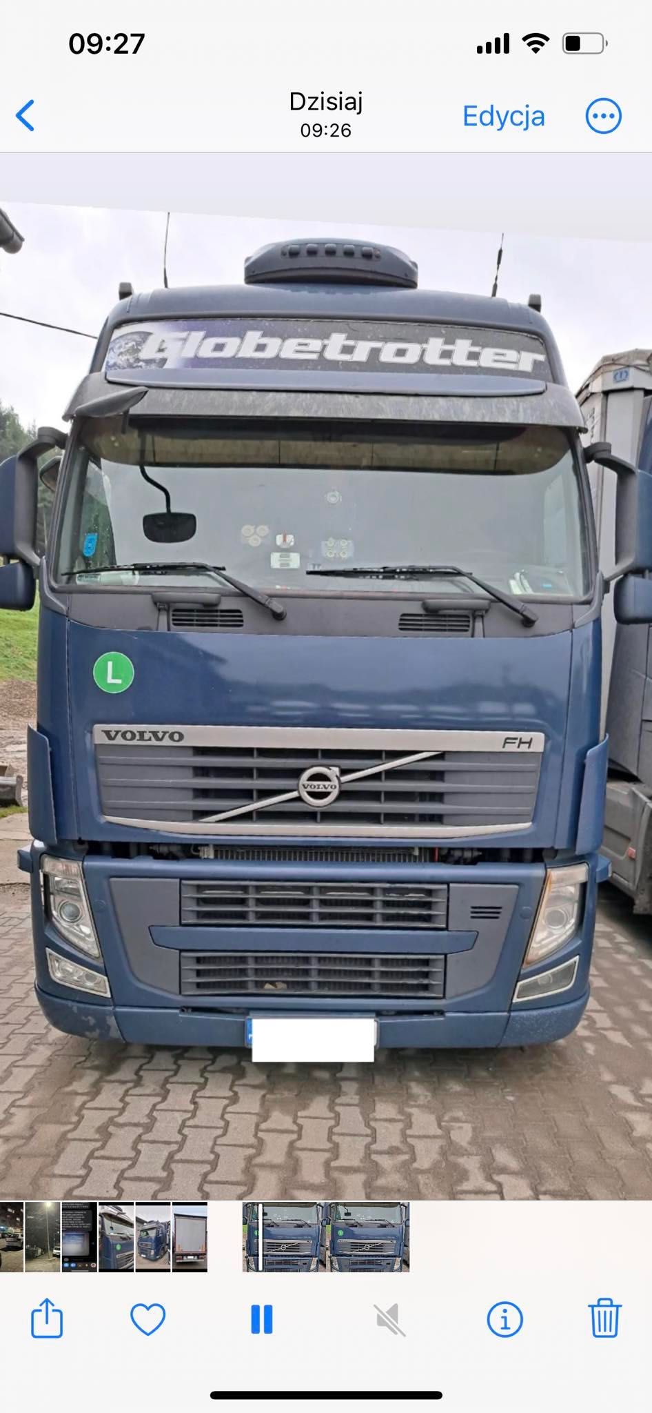 ciągnik siodłowy VOLVO FH 460EEV  z naczepą