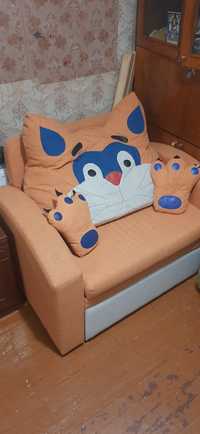 Детская роскладная кровать кресло