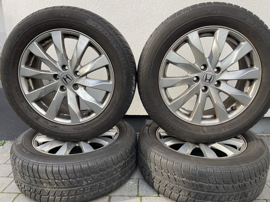 Felgi 18” Honda CR-V+ opony zimowe 225/60 R18 oryginał stan BDB