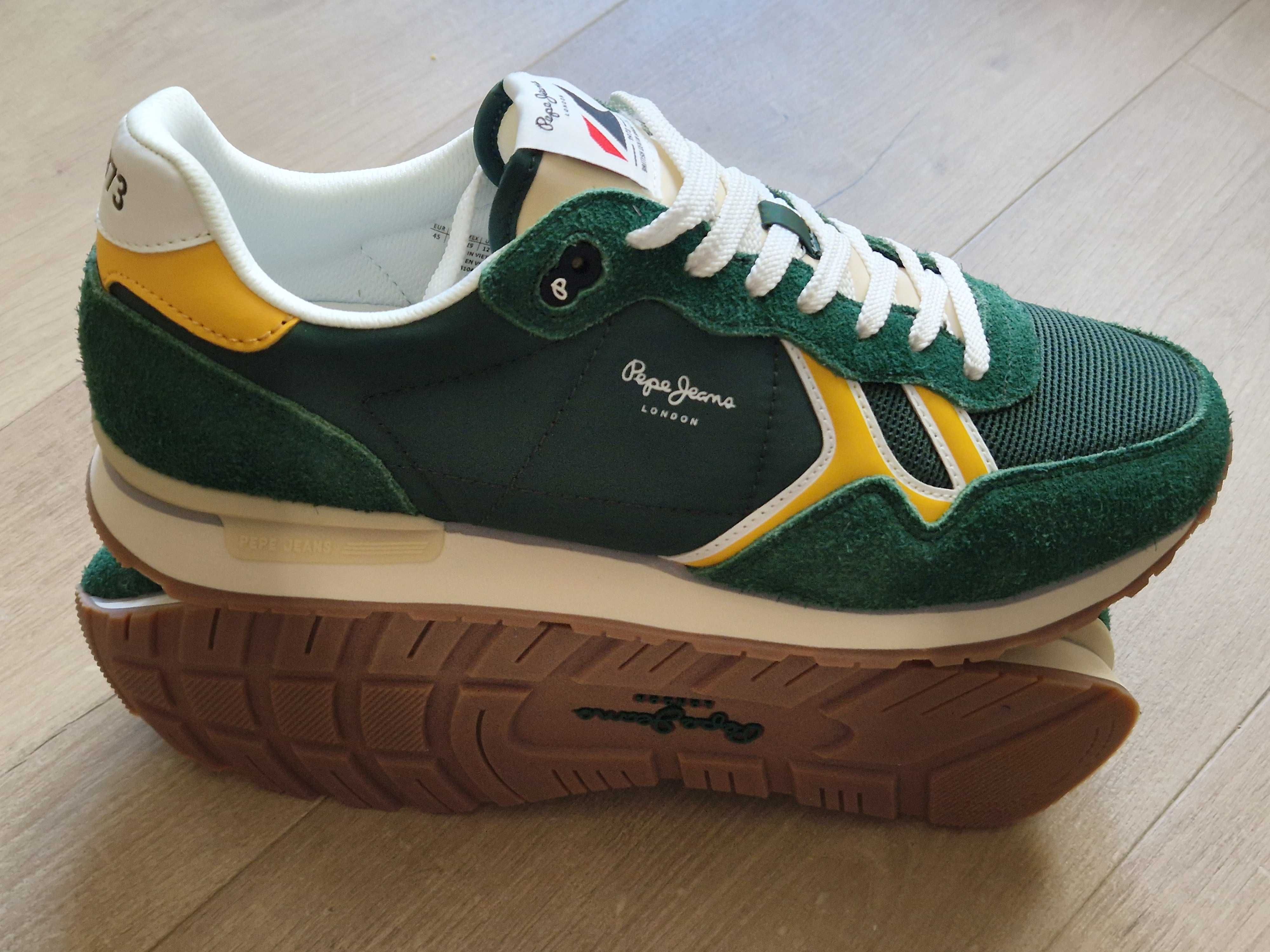 Nowe buty Pepe Jeans Brit Fun Ivy Green roz. 45 29cm