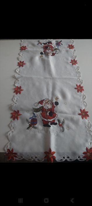 Bieżnik świąteczny Mikołaj 85x38