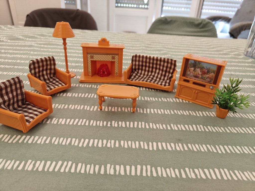 Sylvanian families - conjunto Sala de Estar