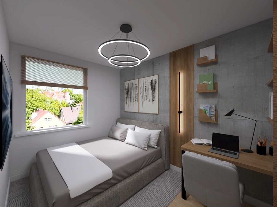 Nowe mieszkanie na wynajem z ogródkiem.