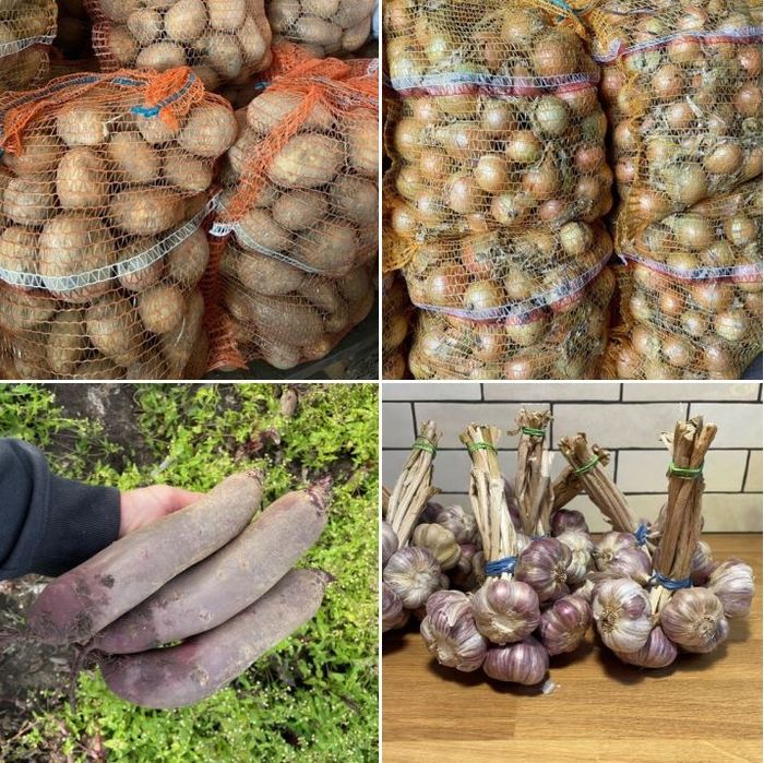 Przesyłka Ziemniaki, cebula, buraczki, czosnek od Rolnika