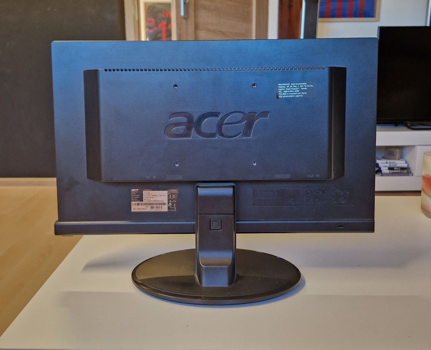 Monitor acer A191HQL 19"