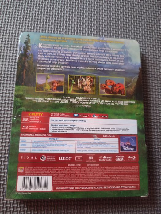 Film blu-ray 3D+ bluray Dobry dinozaur wydanie specjalne Steelbook