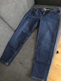 Dżinsy jeansy Zara Z1975 Zara basic r. 46 granatowe damskie