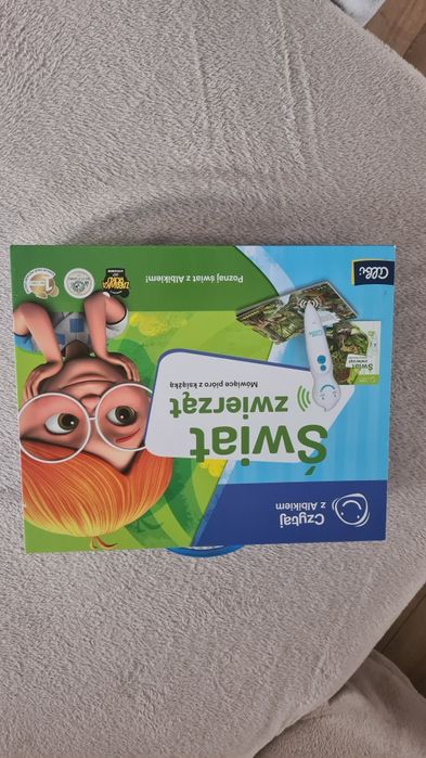 Książeczka interaktywna ,mówiące pióro Albik świat zwierząt