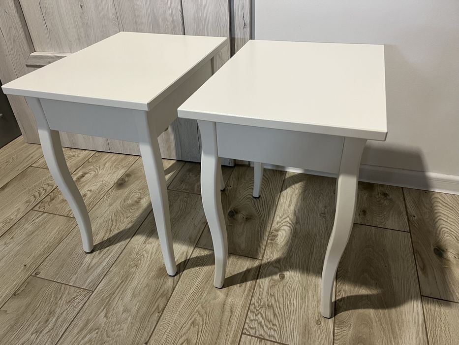 IKEA taboret stołek Tinius biały
