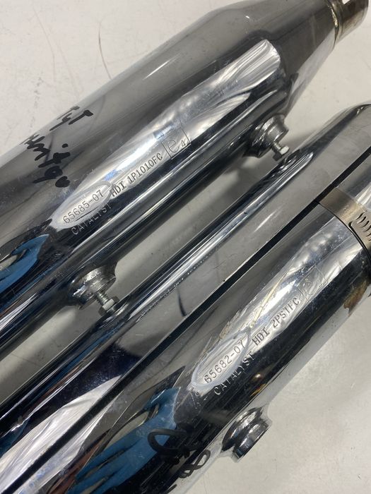 Harley Davidson Softail Heritage Wydech Tłumiki Komplet Chrom A872