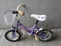 Śliczny rower dla dziewczynki 4-5 lat Simple bike rama 12 cali wygodny