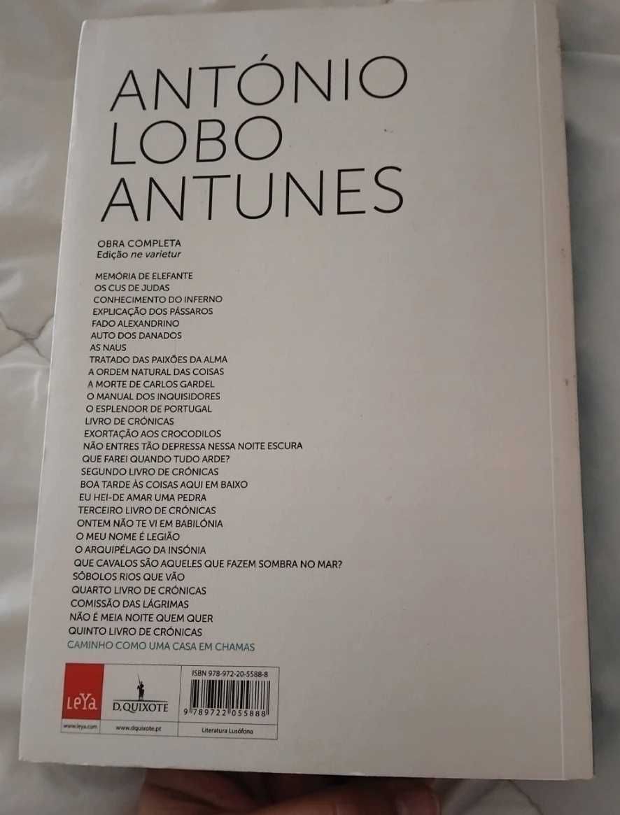 Antonio Lobo Antunes - Caminho Casa Chamas (Novo-Portes de incluidos)