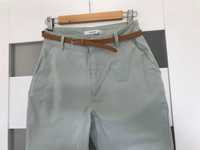 Spodnie damskie Reserved rozmiar S 36 zielone pistacjowe miętowe