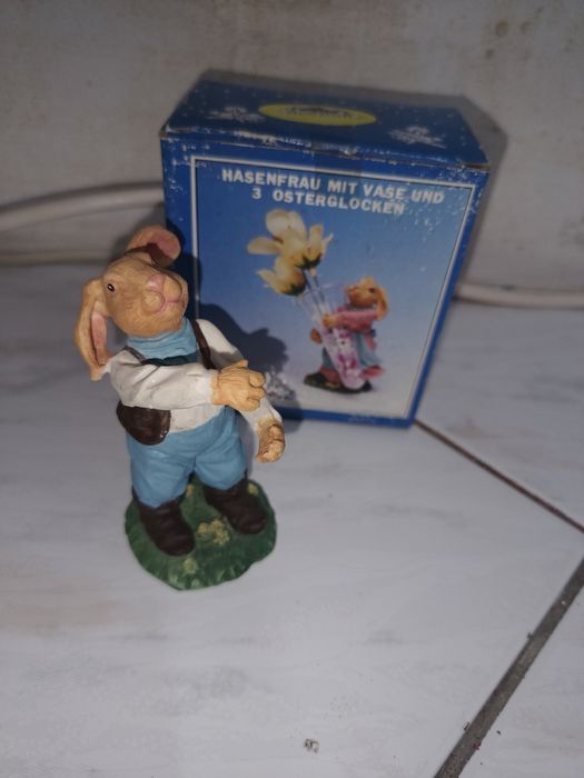 Figurka Zajac Ceramiczny