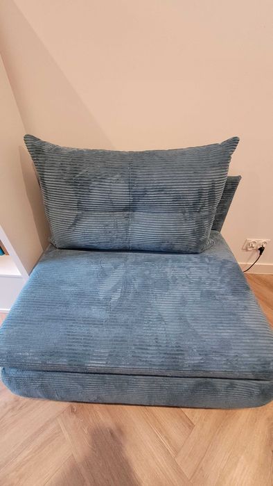 Sofa rozkładana 1-osobowa błękitna ELIAS I agata meble