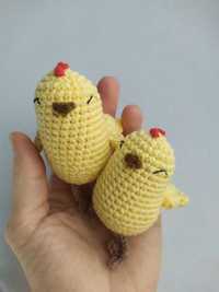 Maskotka kurczak pisklę Kurczaczek Amigurumi Handmade Wielkanocne