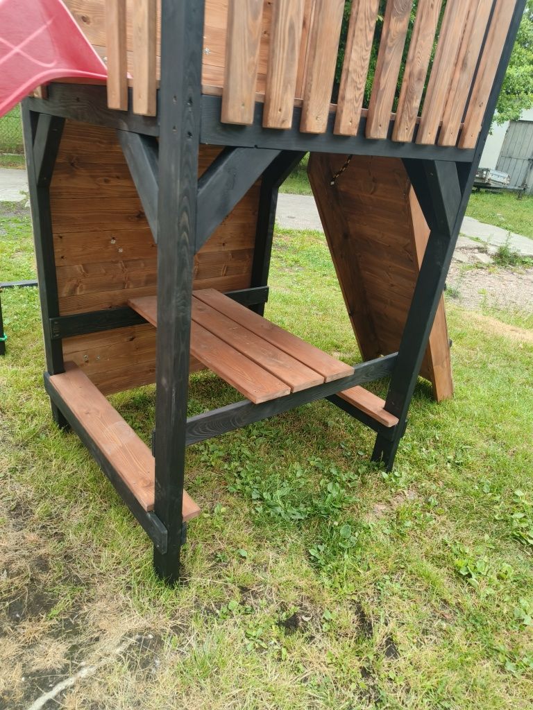Plac zabaw dla dzieci ,małpi gaj, huśtawki, drążki,slizg3m.