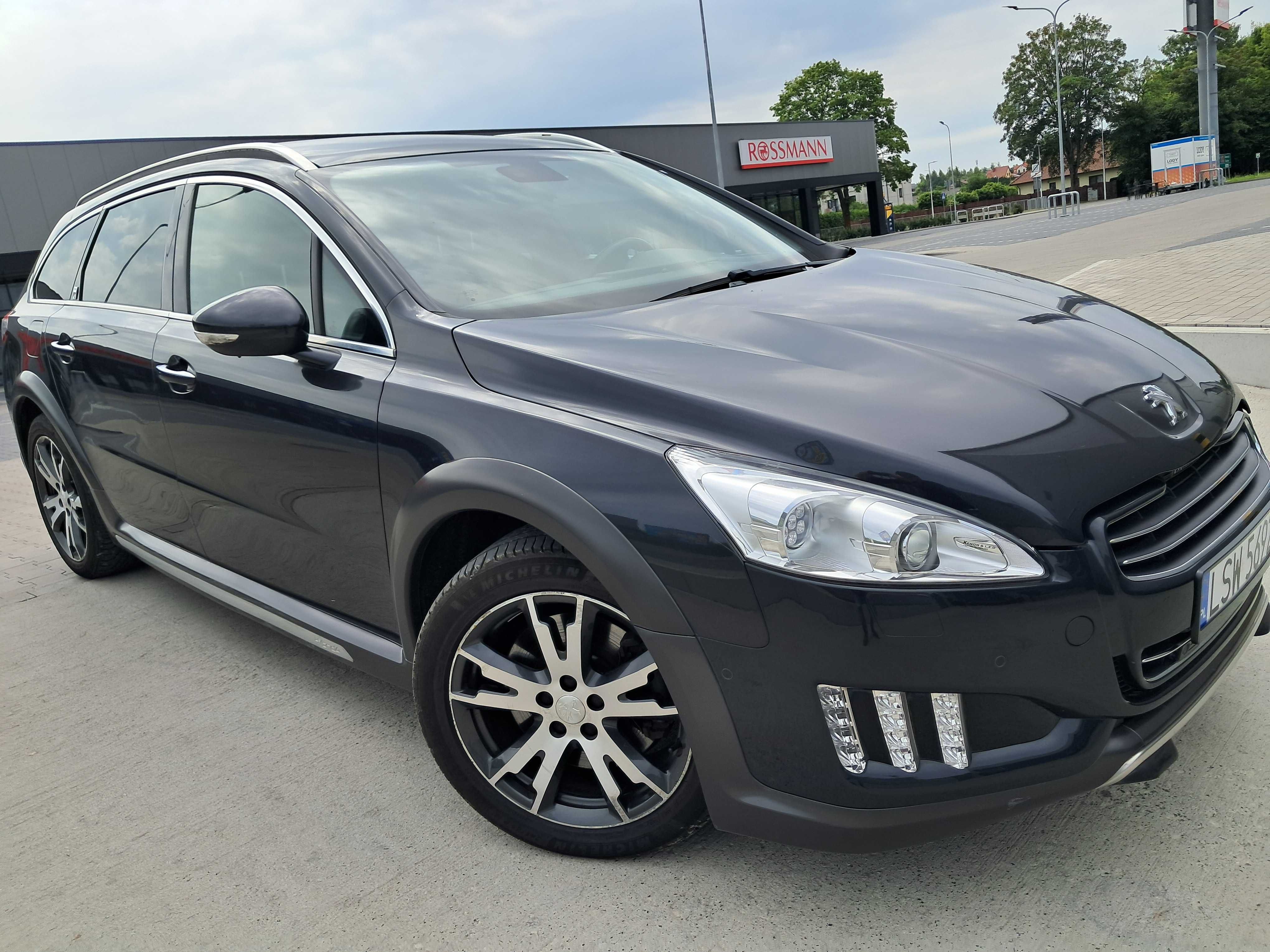 Piękny Peuget 508-RXH-2,0Hdi+Hybryda-Automat 4X4-Panorama2014/15Rok